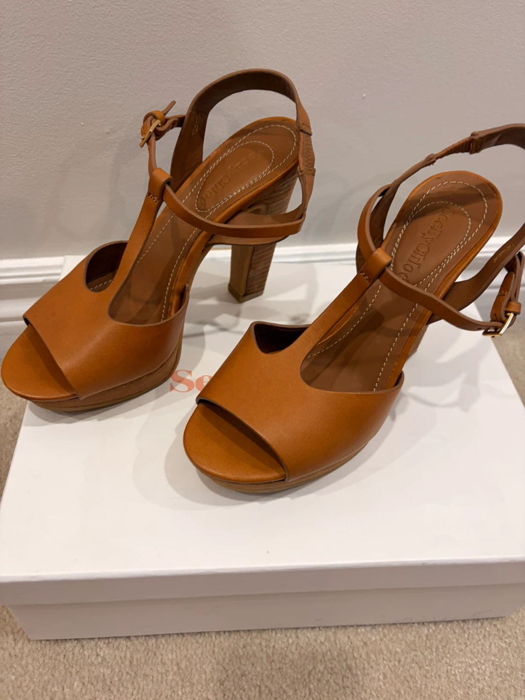 Women’s SeeByChloe platform sandals -size6 - photo 3