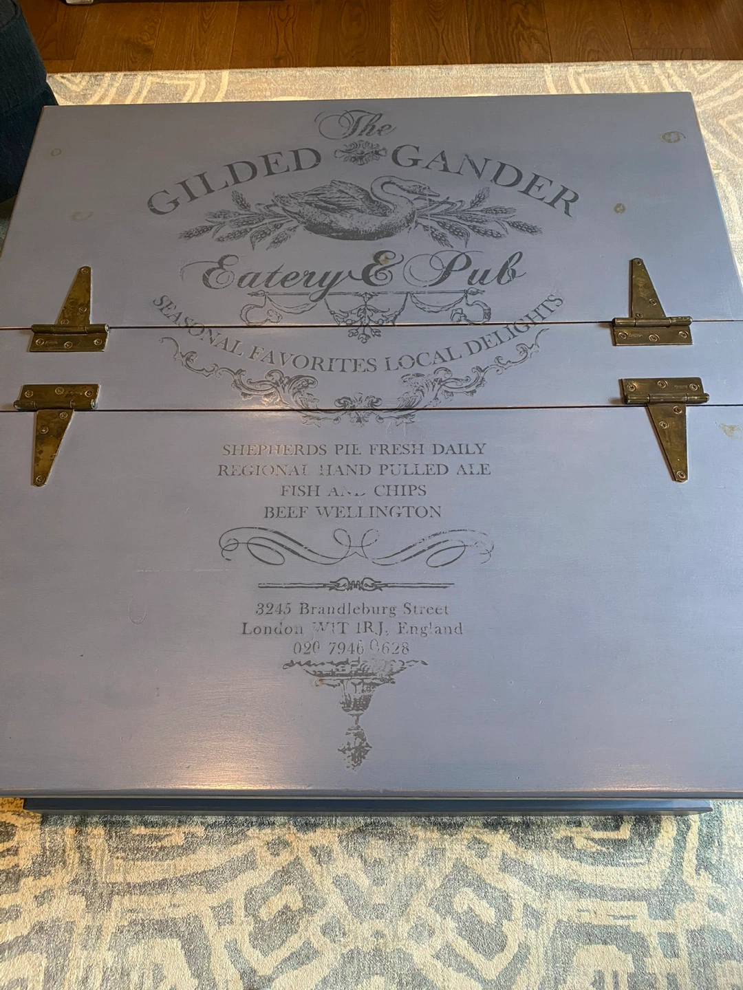 Gilded Gander Coffee Table Trunk