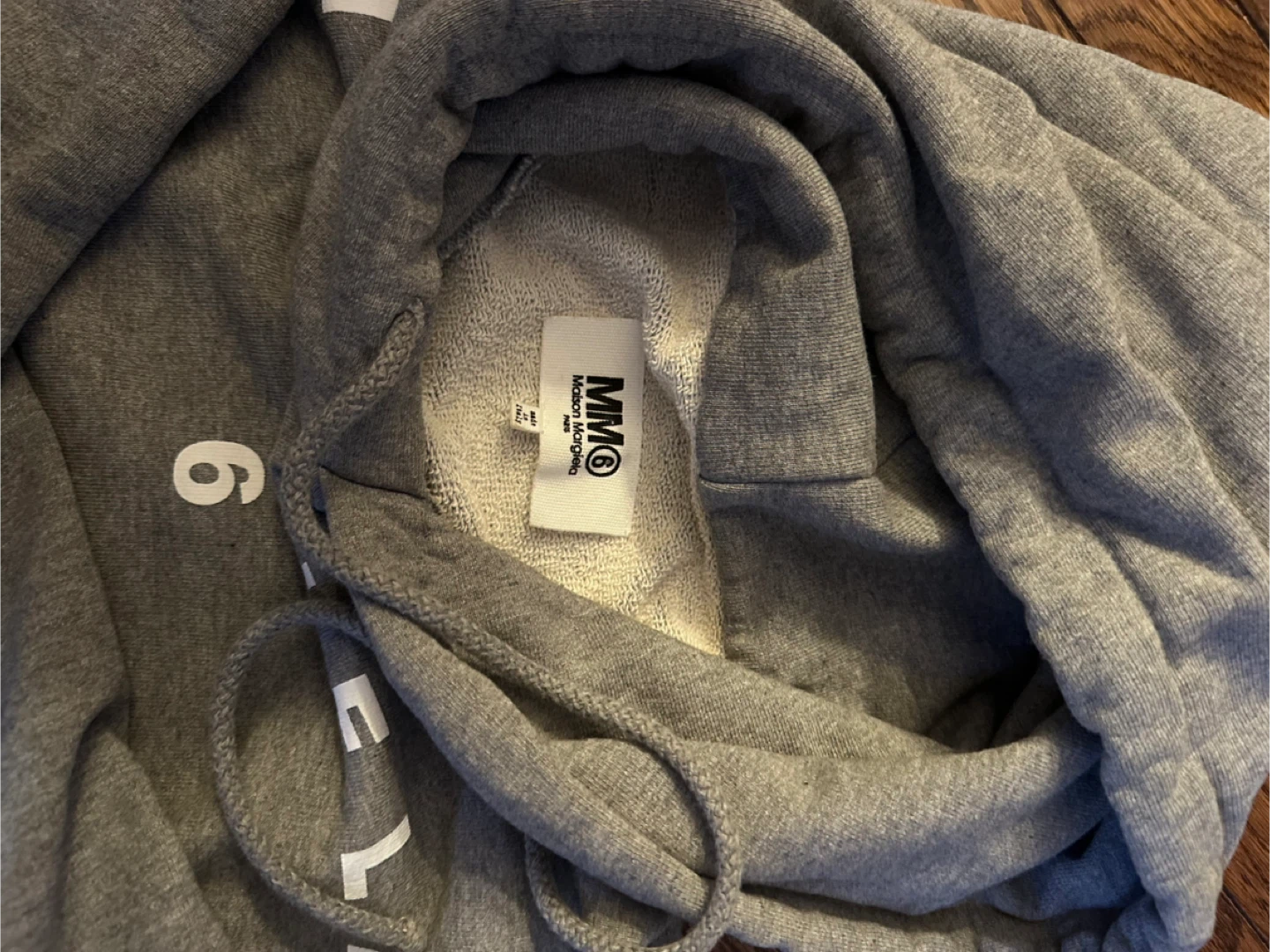 Maison Margiela 6 Gray Hoodie - photo 3