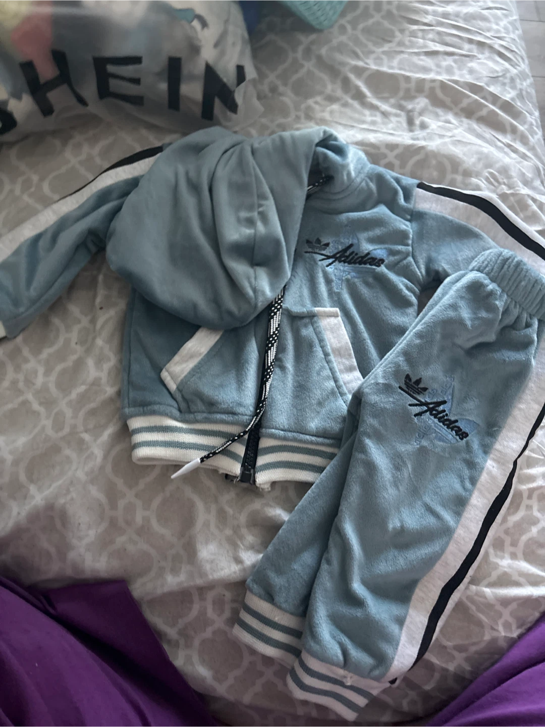 Adidas Baby Blue Tracksuit