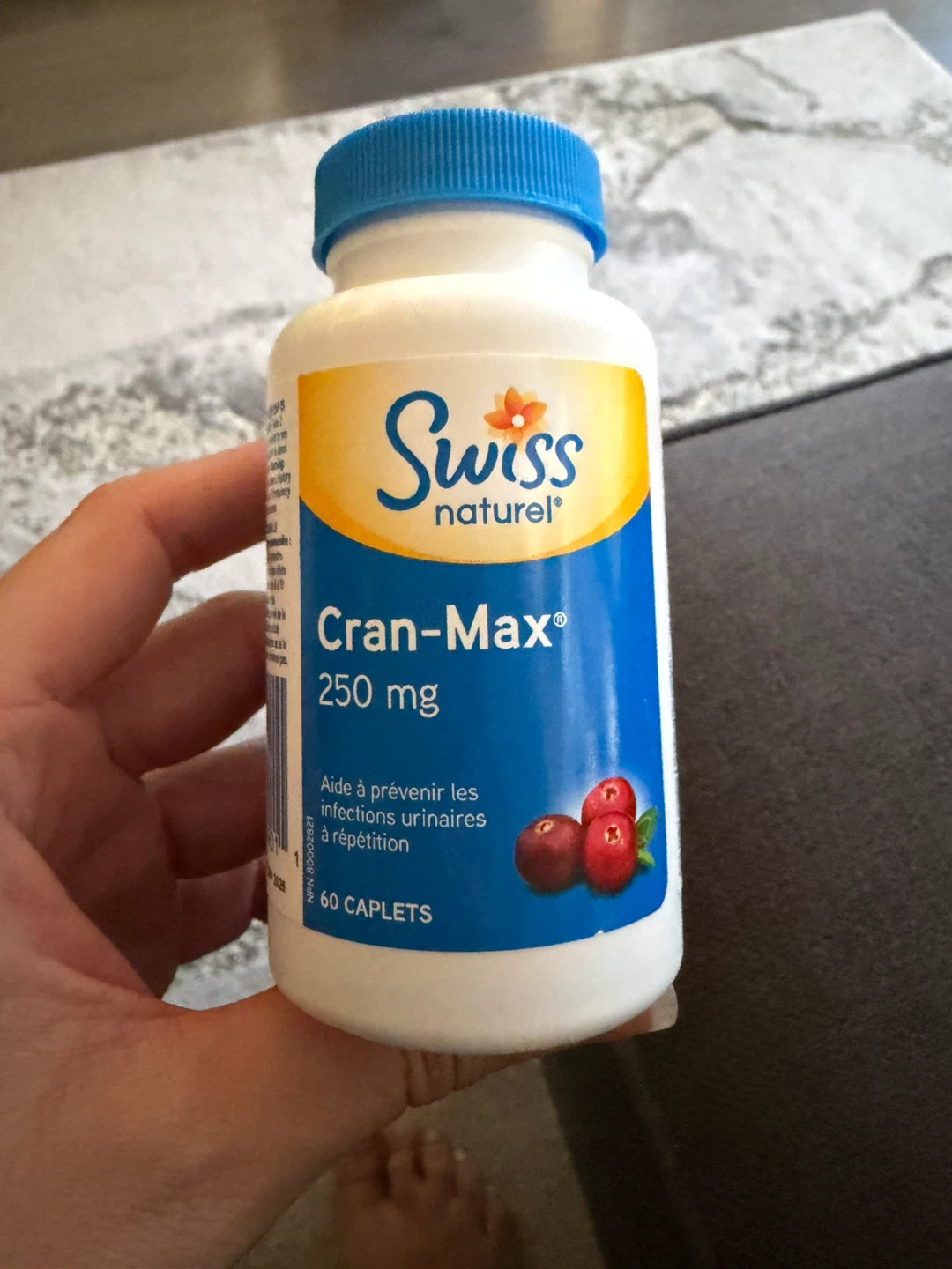 BRAND NEW Swiss Natural Cran-Max 250mg - 60 Caplets