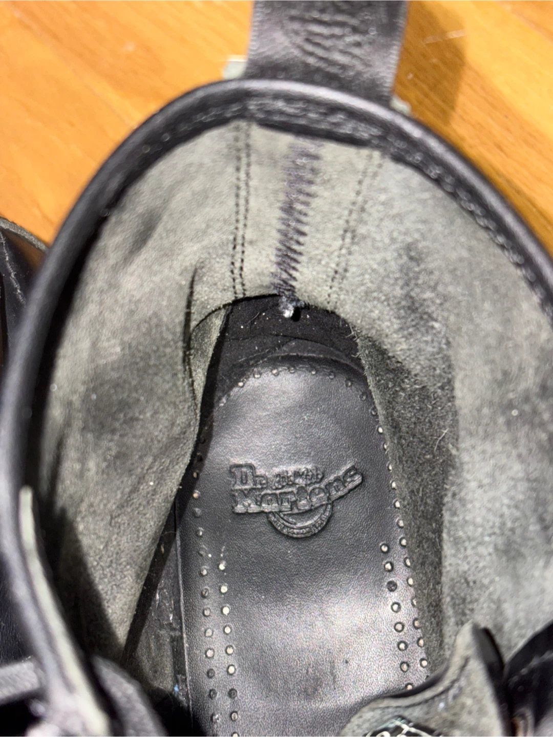 Dr. Martens 1460 Mono Black Boots 8 Men 9 Women - photo 2