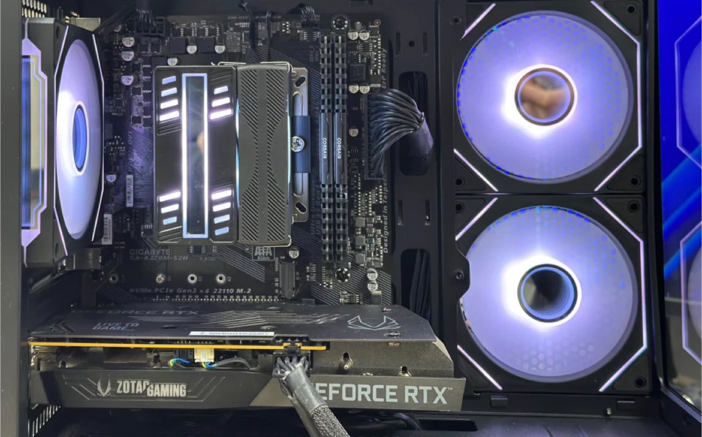 RTX 3060 (12GB) Ryzen 5 3600 gaming pc - photo 2