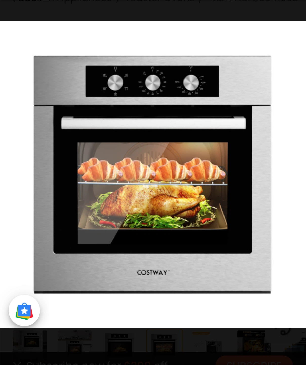 Costway 2300W Powerful Oven🥕