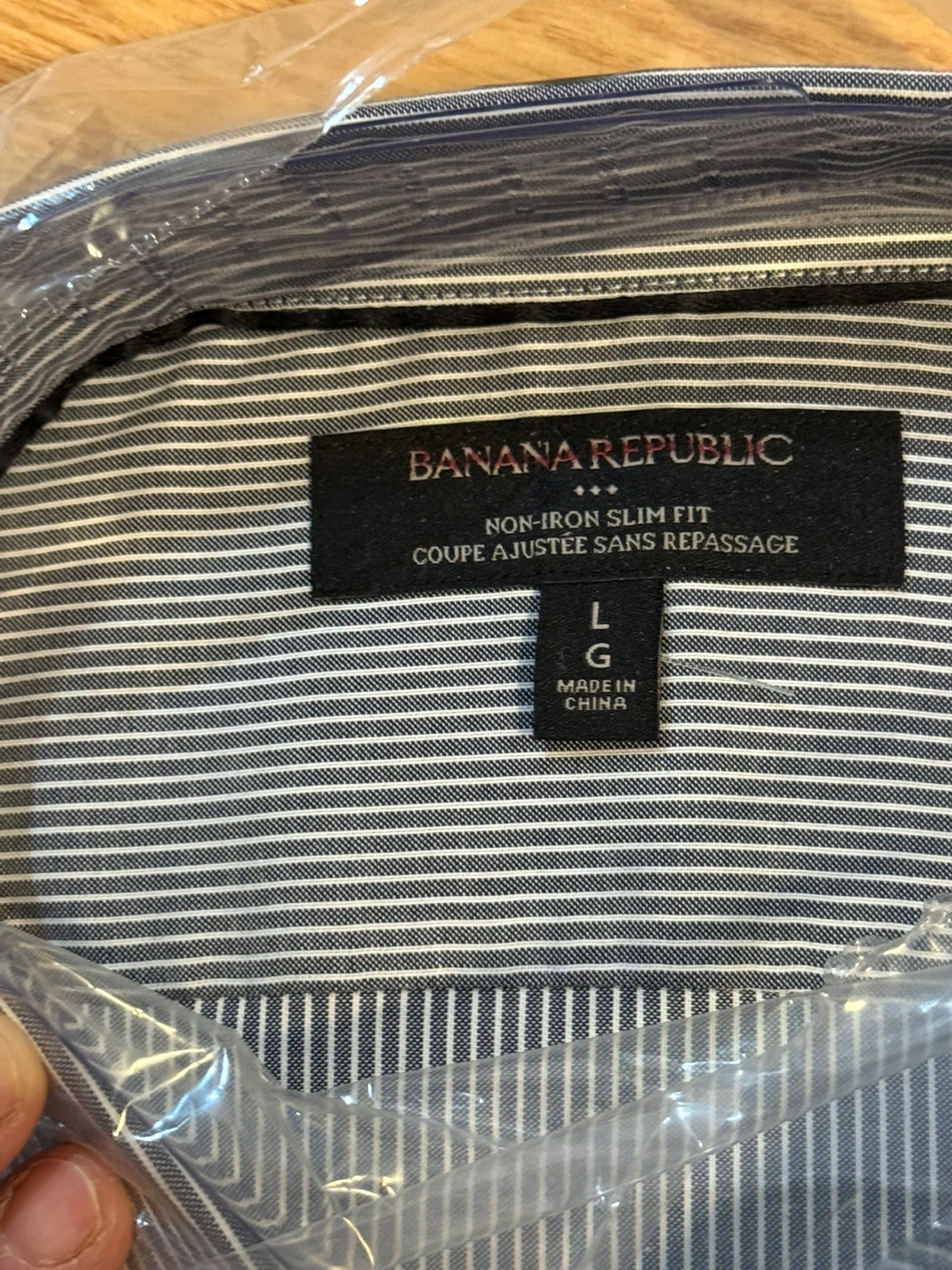 New Banana Republic Non-Iron Slim Fit Shirt - Large - photo 2