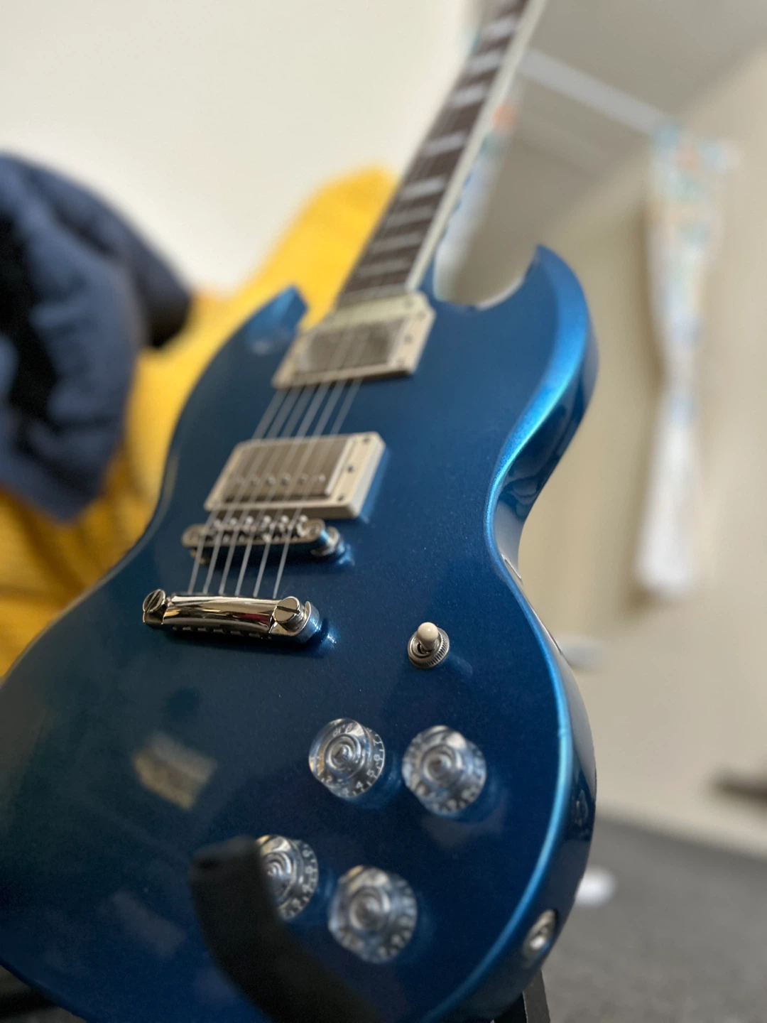 Epiphone SG Muse Blue Electric Guitar - photo 2