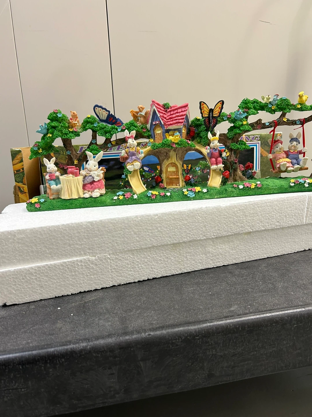 Easter Slide with Swing Hand Painted