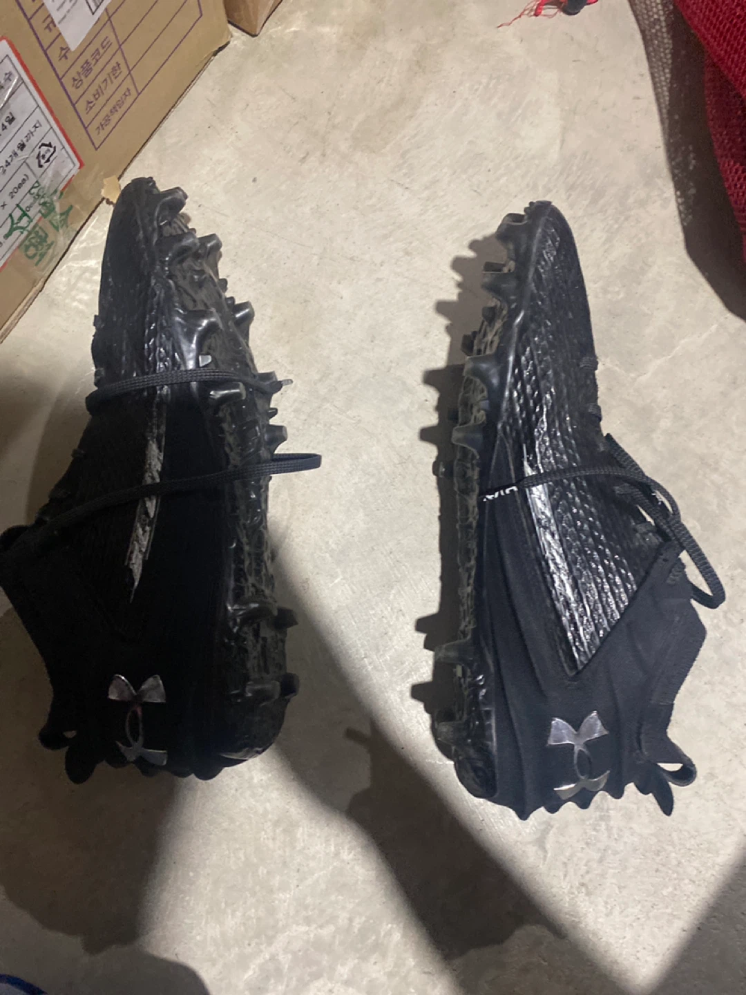 Under Armour Football Cleats, Black - photo 2