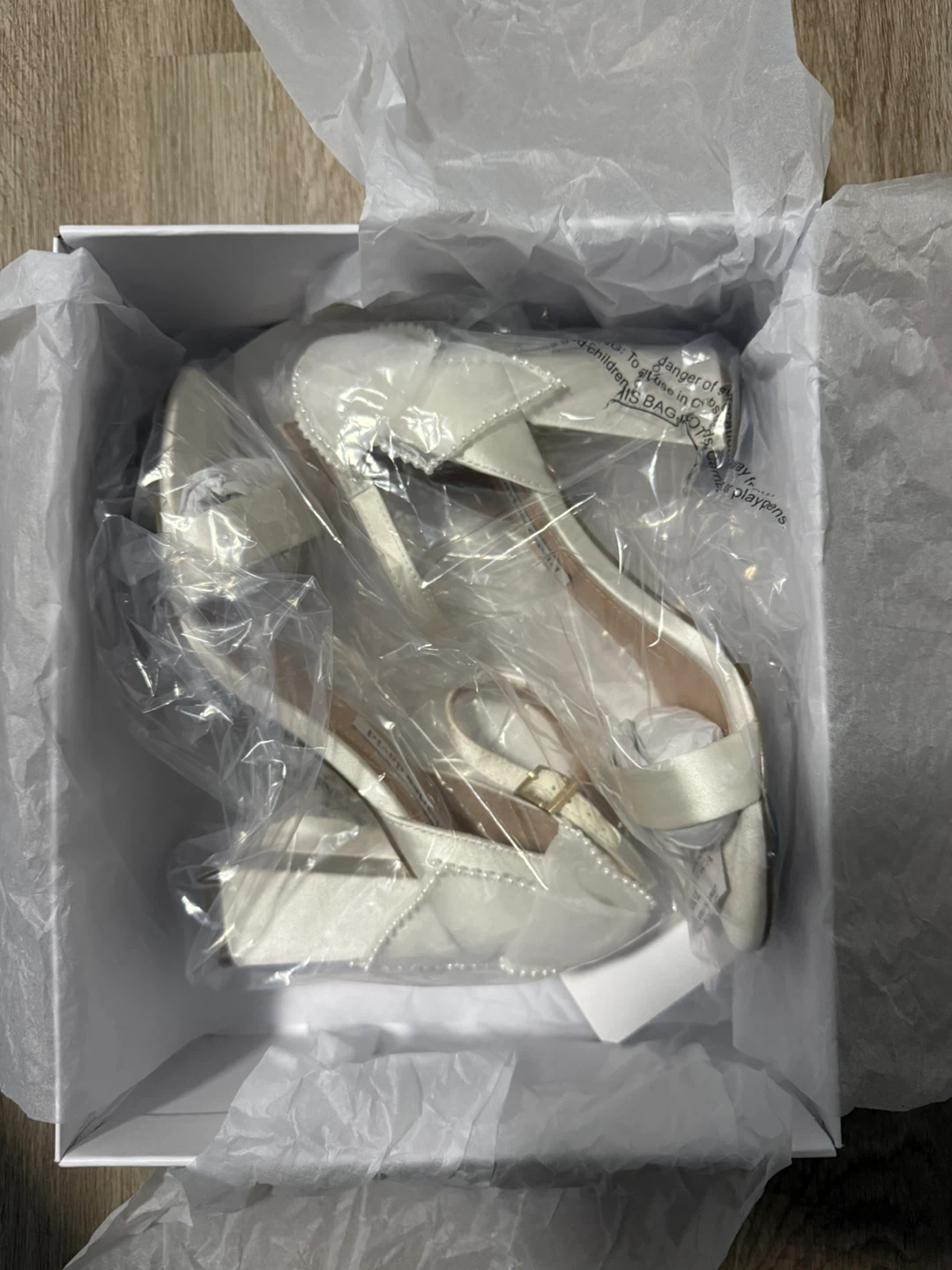 Wedding Heels (Charles David Raining) - Ivory - Size 6 - photo 4