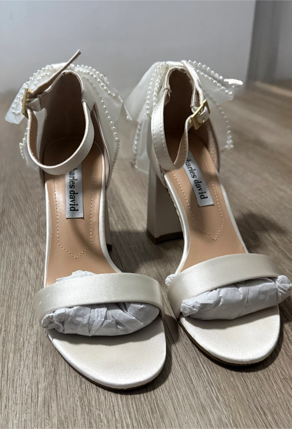 Wedding Heels (Charles David Raining) - Ivory - Size 6 - photo 2