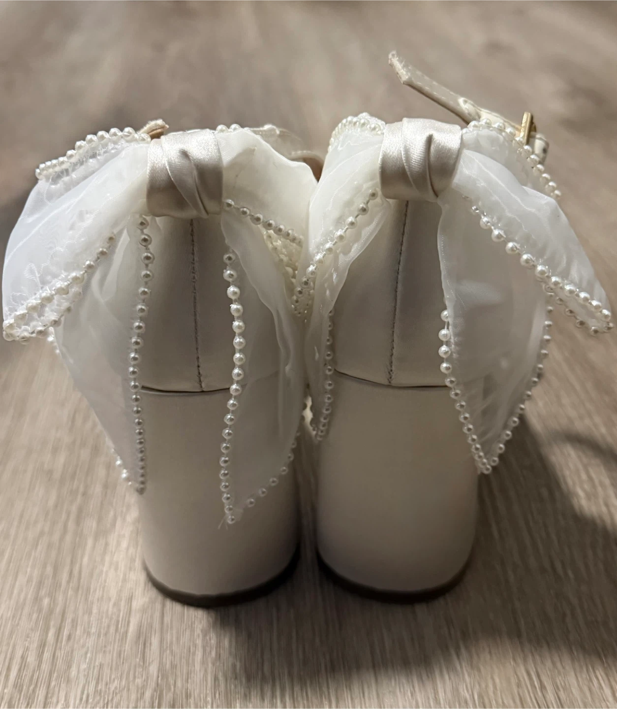Wedding Heels (Charles David Raining) - Ivory - Size 6