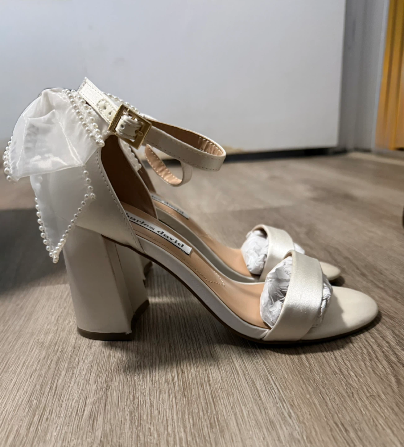 Wedding Heels (Charles David Raining) - Ivory - Size 6 - photo 3