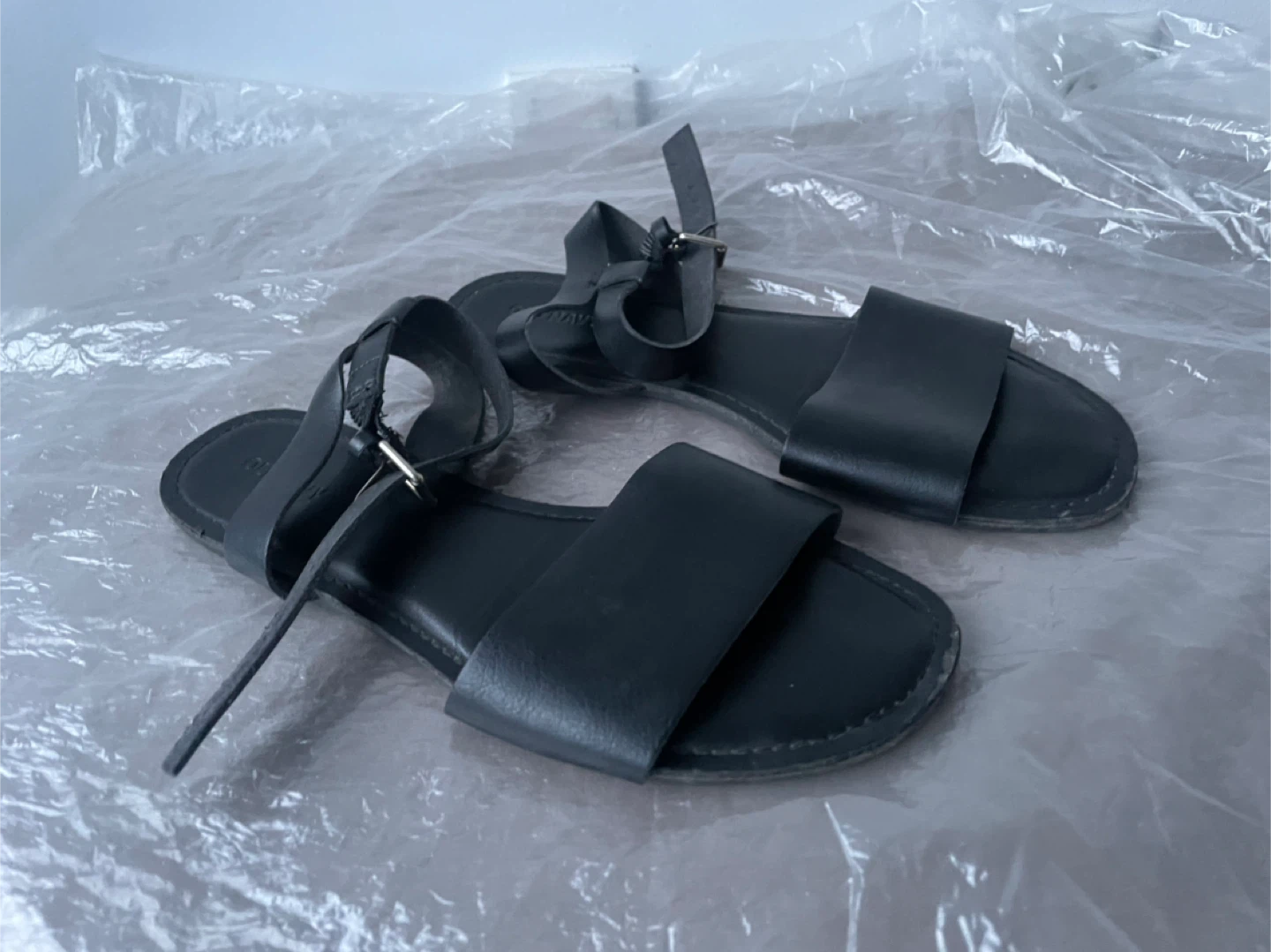 Multiple: Black Sandals. Size 38, 7-7.5. Both for $5!
