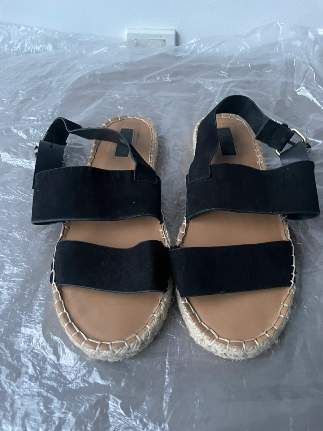 Multiple: Black Sandals. Size 38, 7-7.5. Both for $5! - photo 5