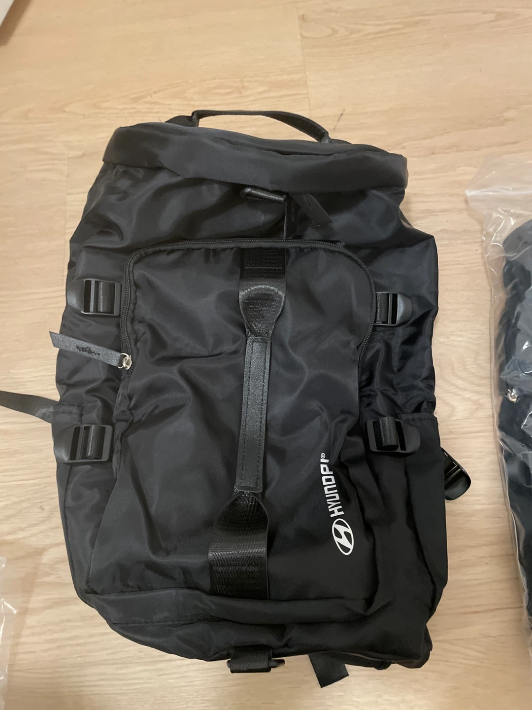 Hyundai Black Backpack