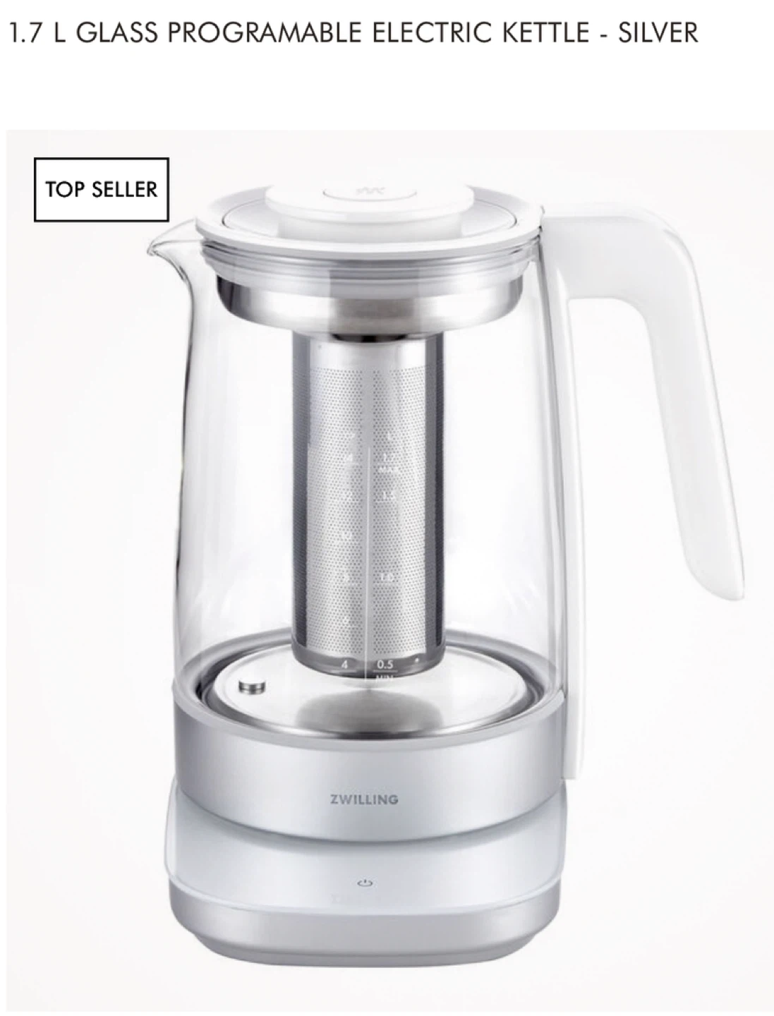 Zwilling Electric Kettle - Silver