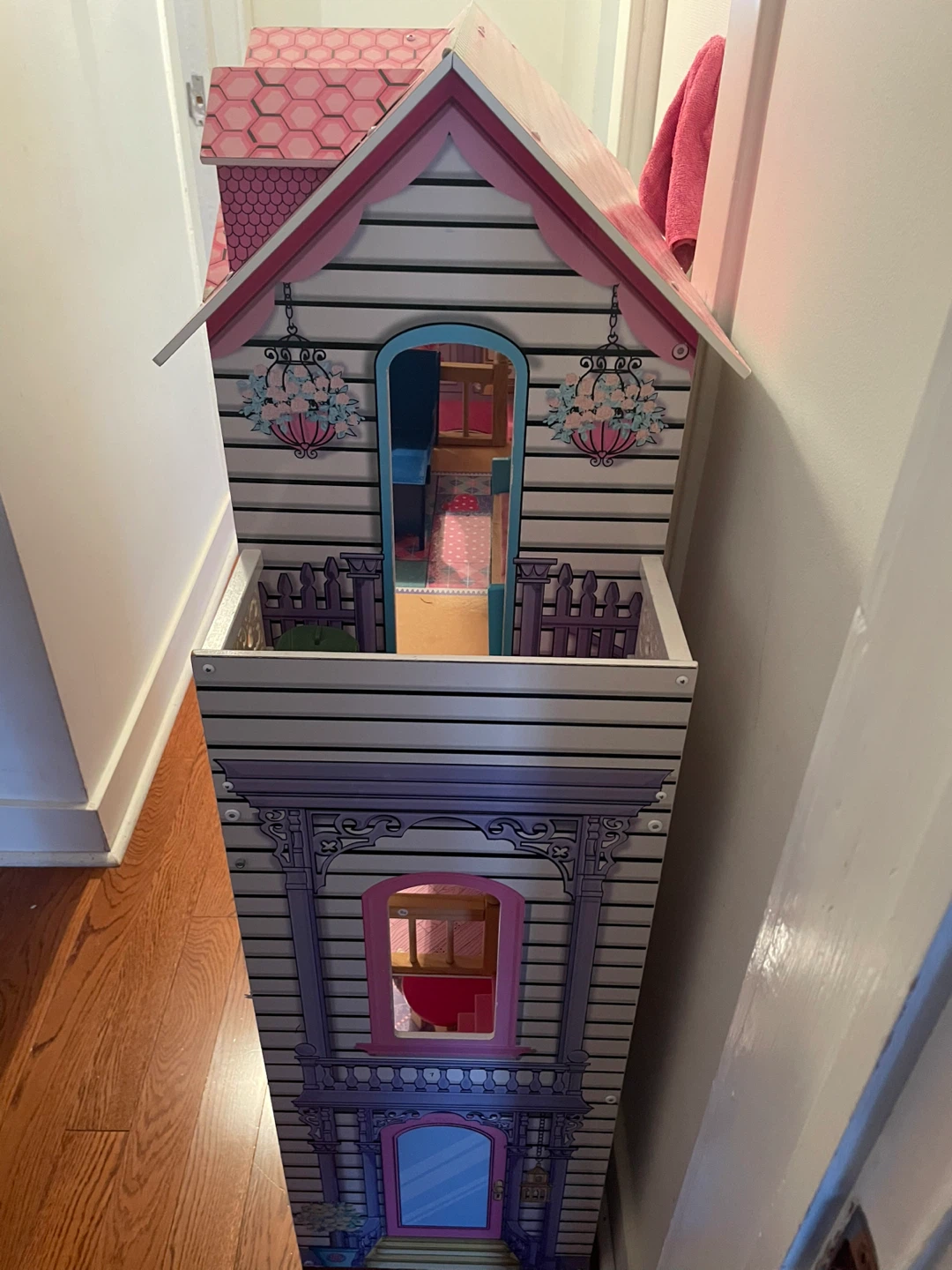 Dollhouse - Pink & White - photo 2