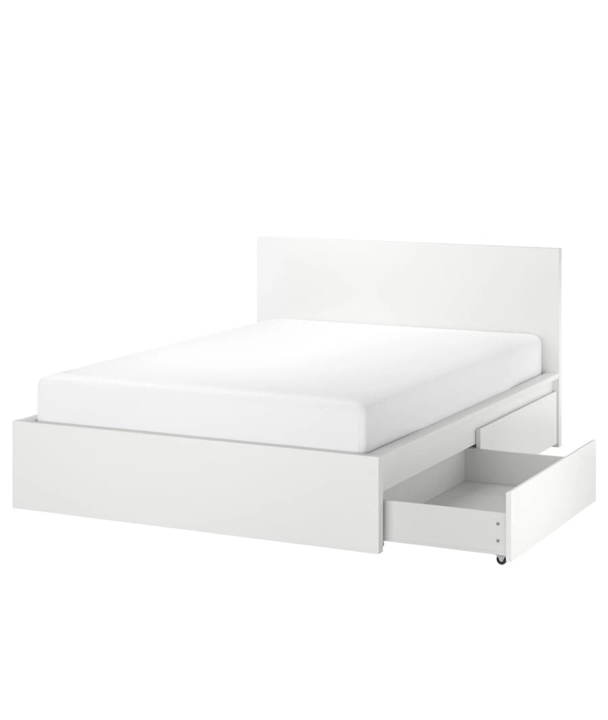 IKEA Malm Bed Frame with Storage - White - photo 4