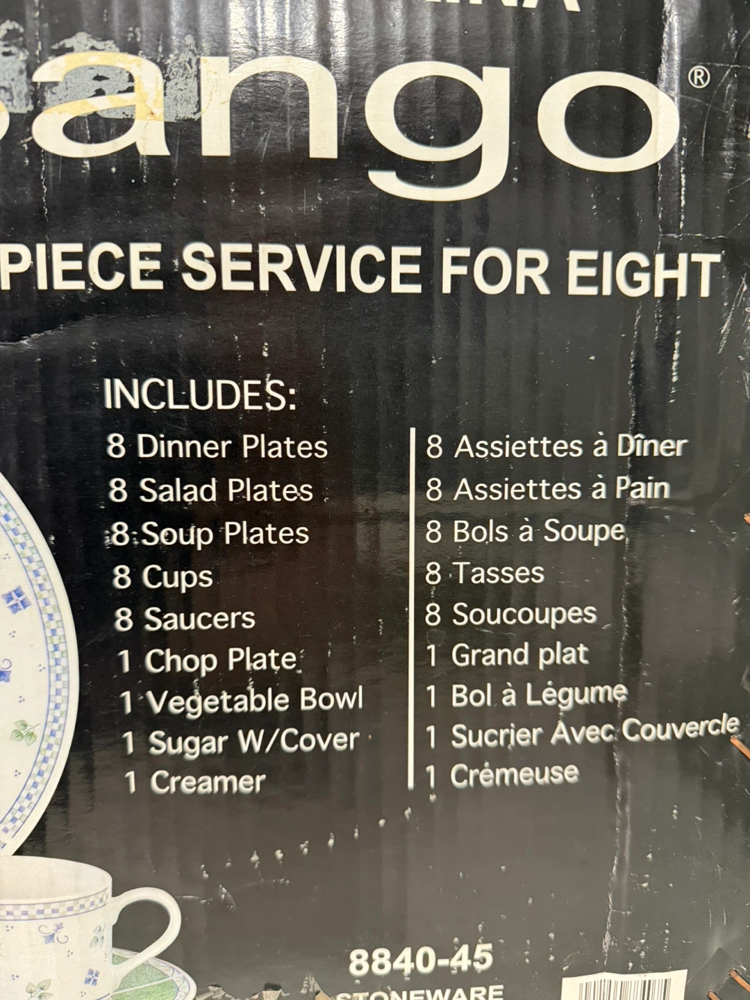 Sango Sabrina Dinnerware Set for Eight