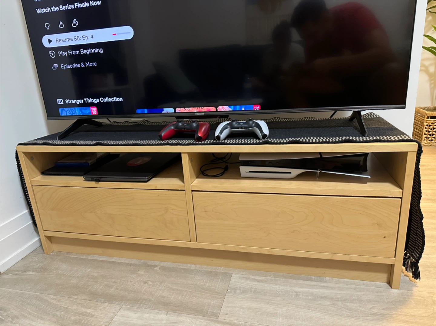 IKEA TV Stand - Light Wood