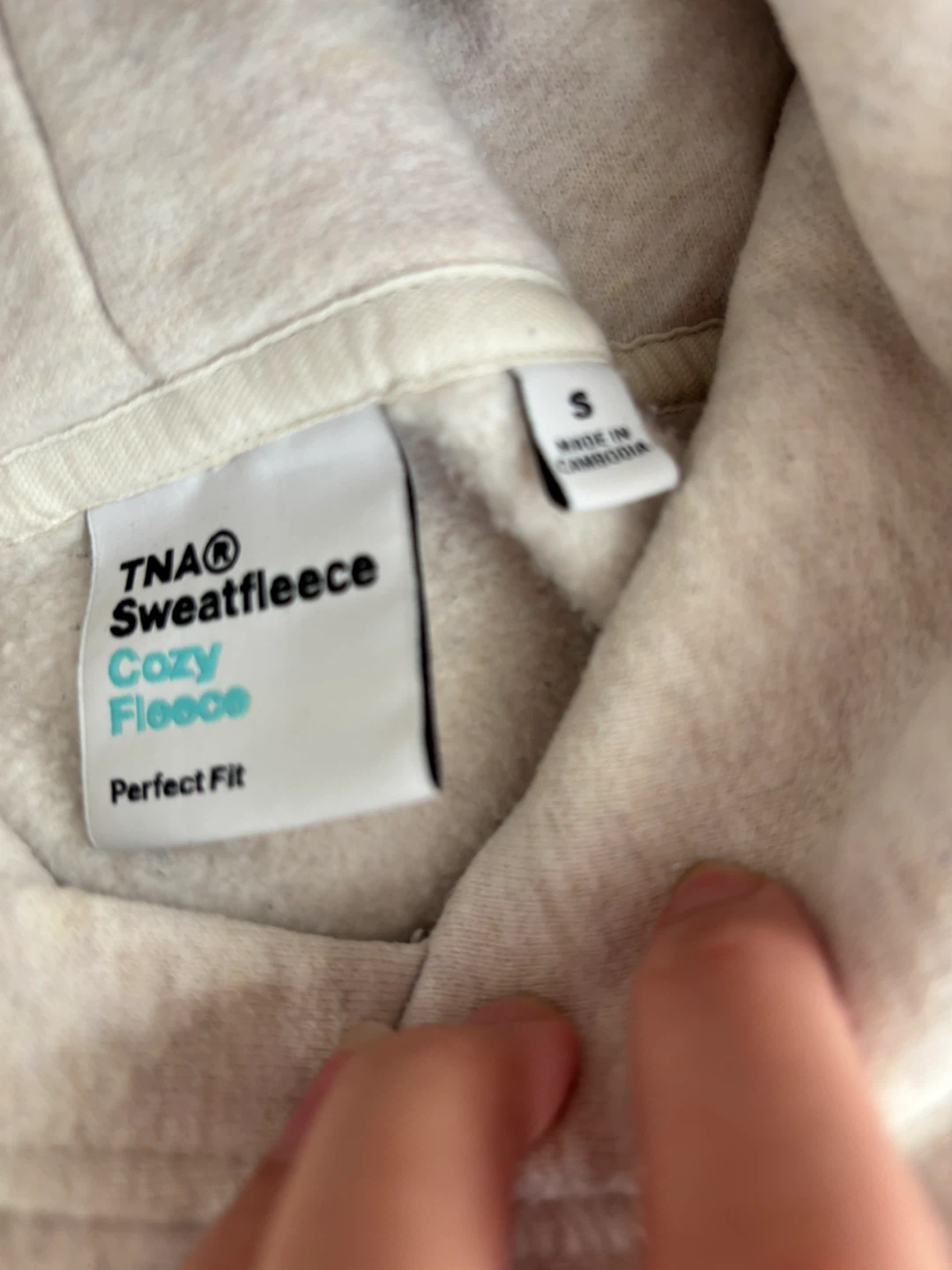 TNA Sweatfleece Cozy Fleece Hoodie - Size Small - photo 3