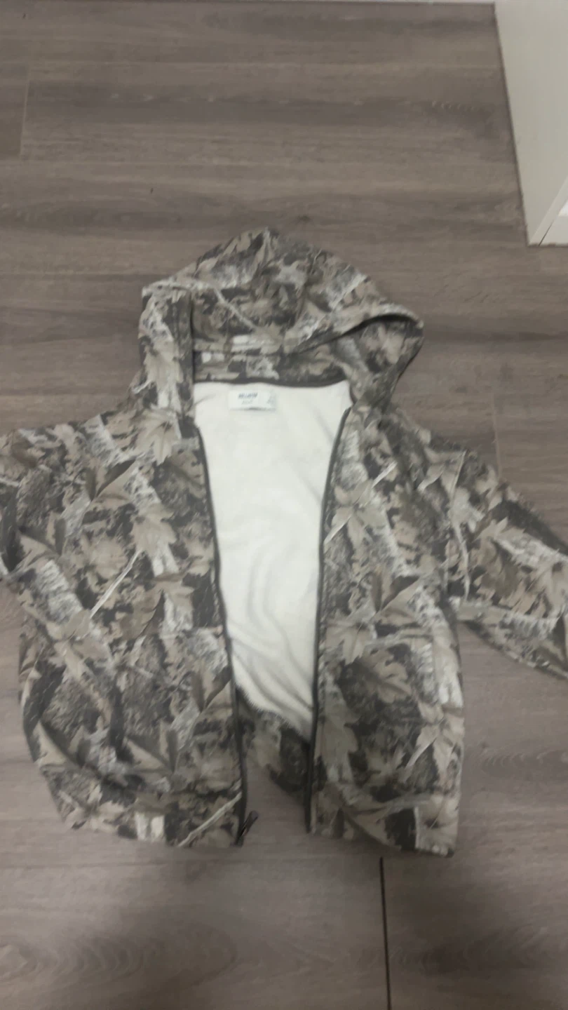 Hollister Camo Zip-Up Hoodie