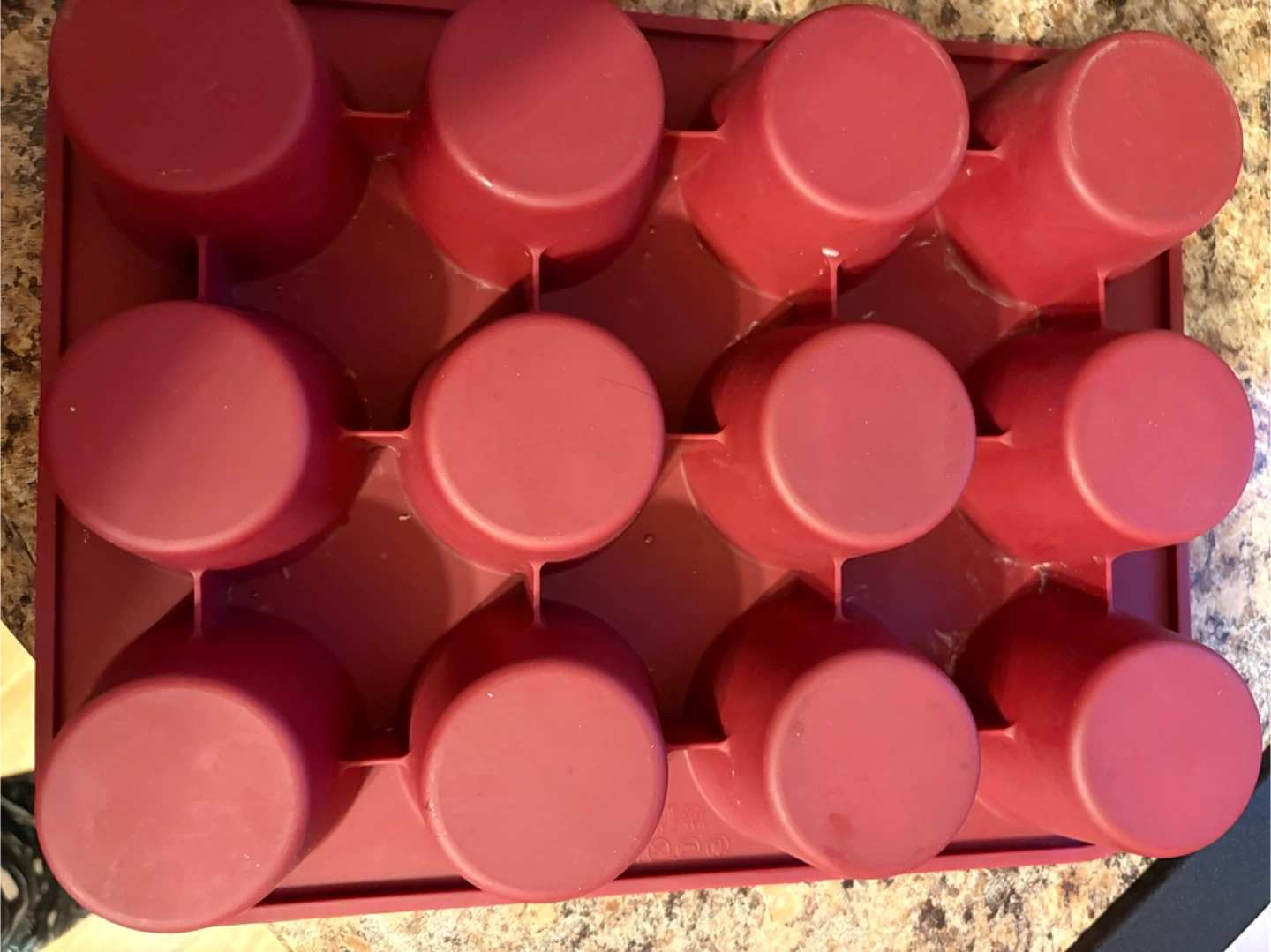 Red Silicone Muffin Pan - 12 Cup - photo 3