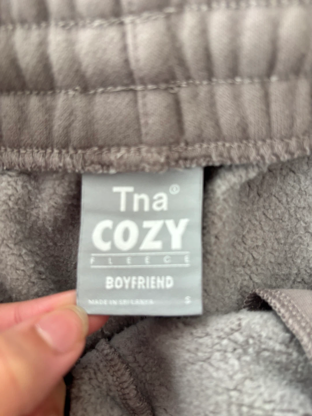 Tna Cozy Fleece Boyfriend Shorts - Size S - photo 3