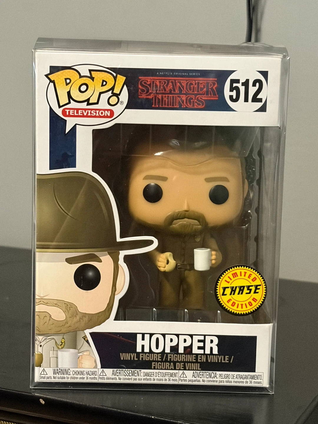 Funko Pop! Stranger Things Hopper #512 Chase Edition