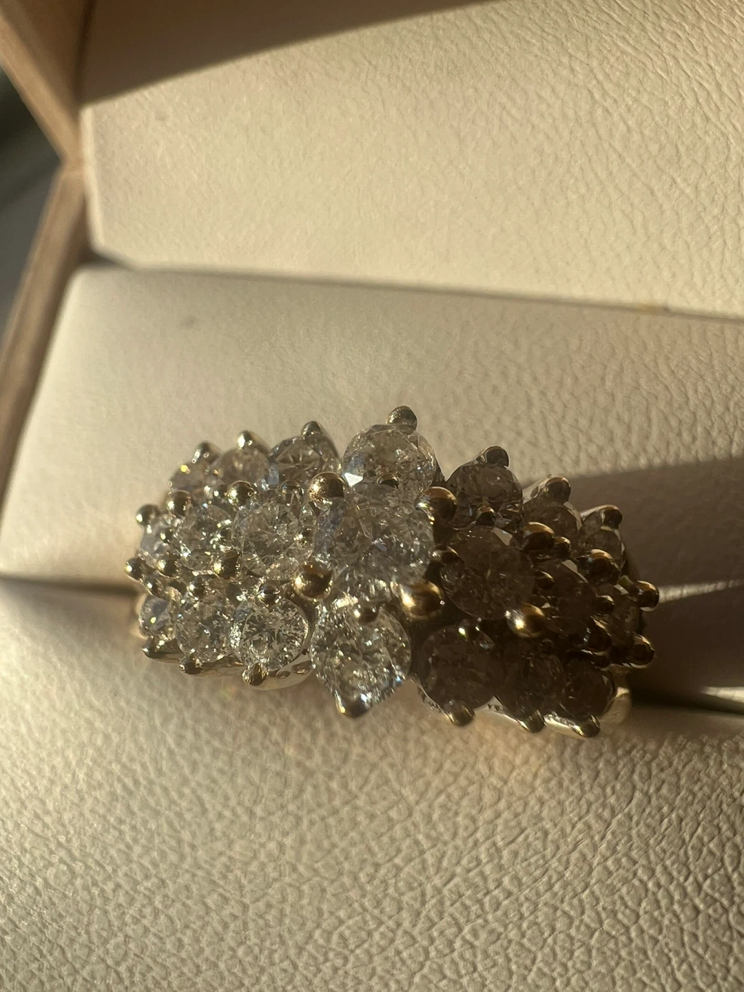 10 k Diamond Cluster Ring 1.00 ctw - photo 4