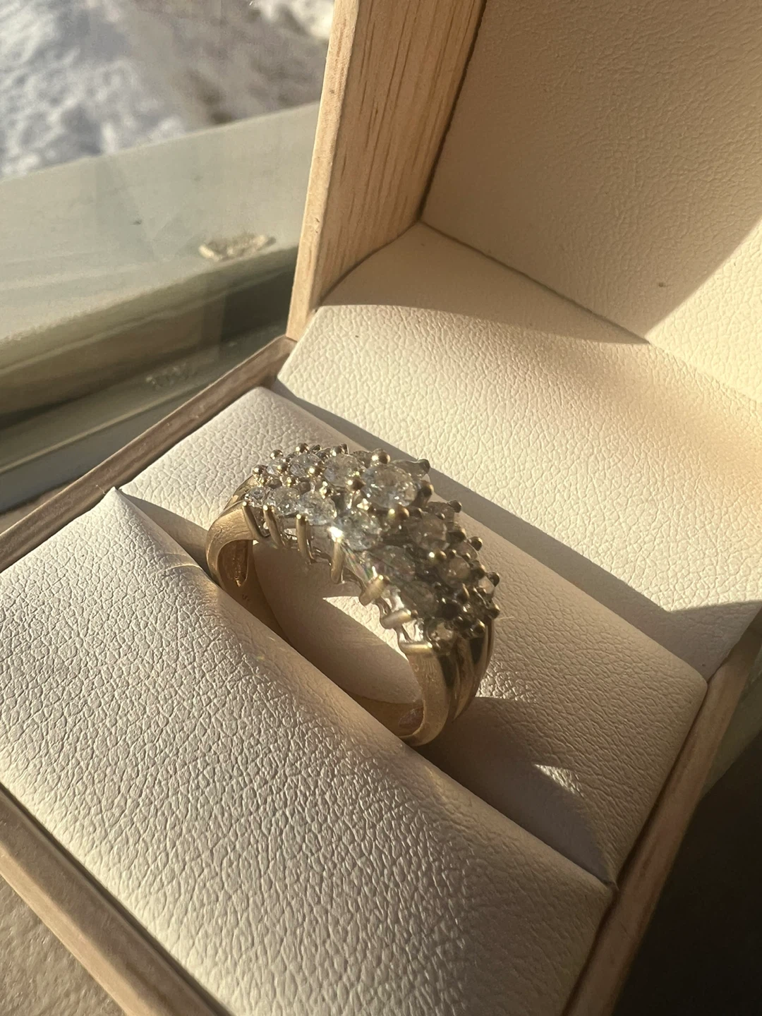 10 k Diamond Cluster Ring 1.00 ctw - photo 2
