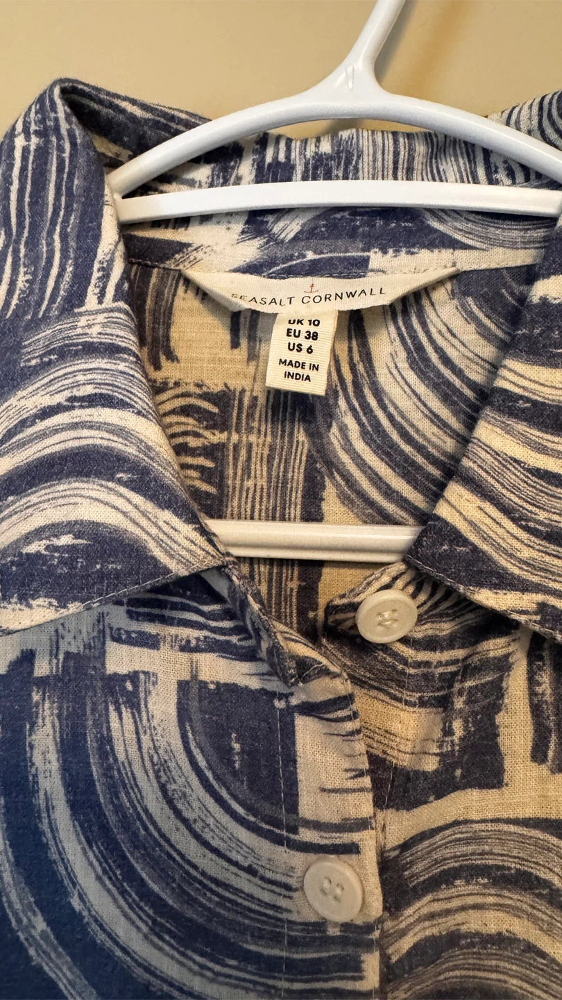 Seasalt Cornwall UK 10 Button-Down Shirt - photo 2