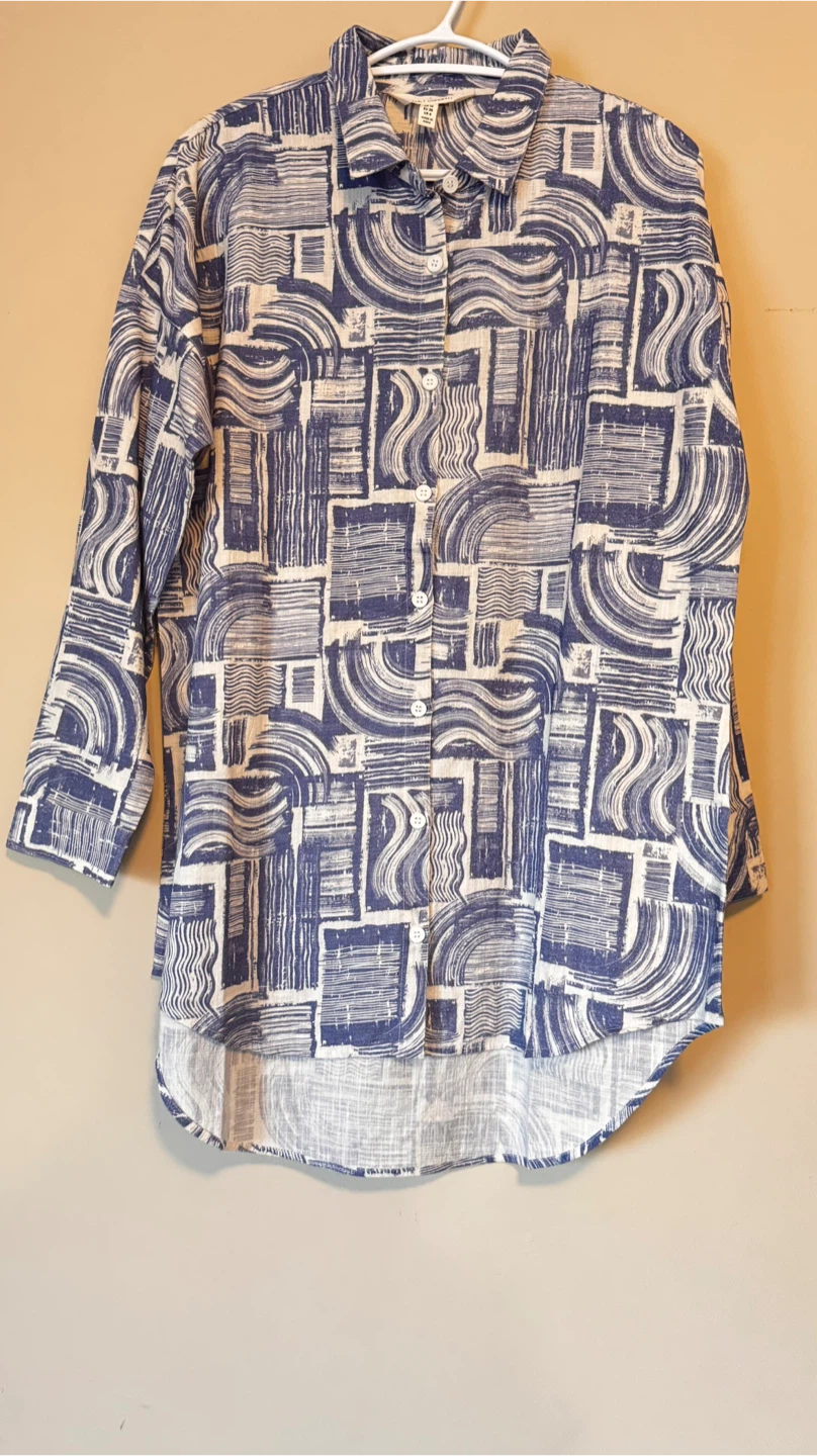 Seasalt Cornwall UK 10 Button-Down Shirt
