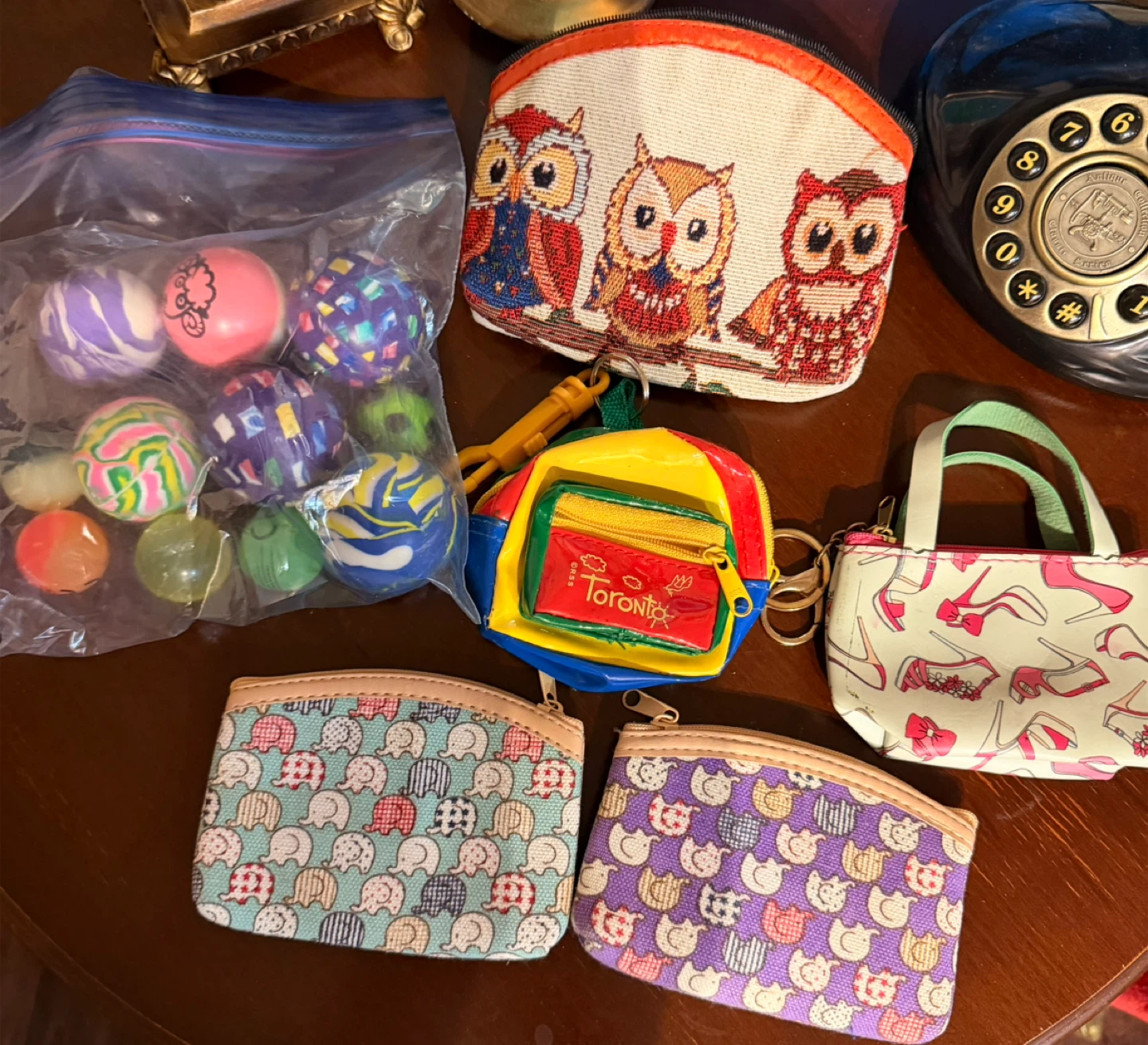 Assorted Coin Purses & Bouncy Balls🏆