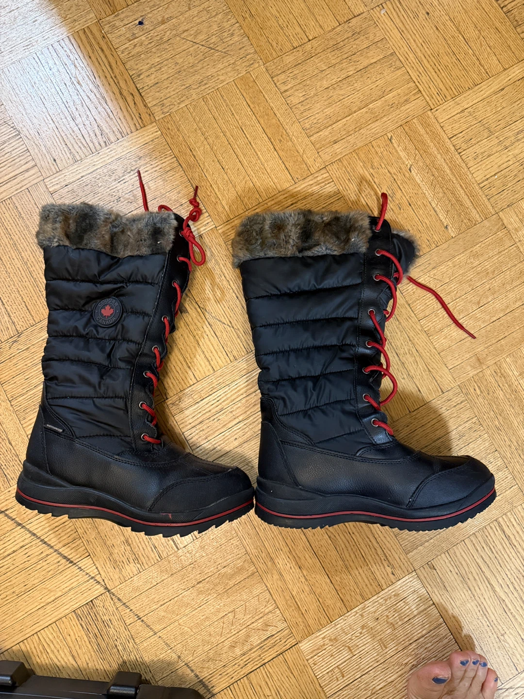 Cougar Black Winter Boots
