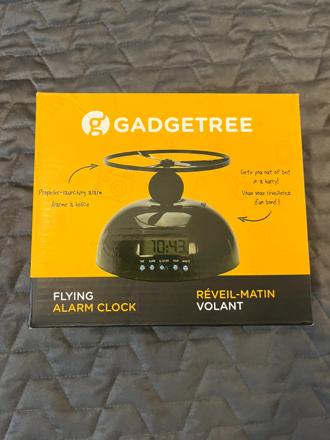 Gadgetree Flying Alarm Clock - New in Box! - photo 2
