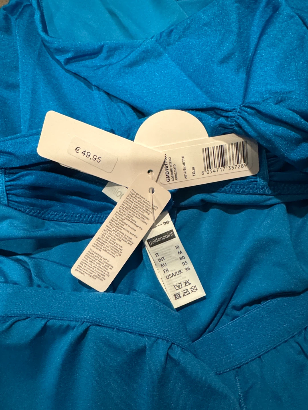 Goldenpoint Blue Swimsuit - Size US 36 - photo 4