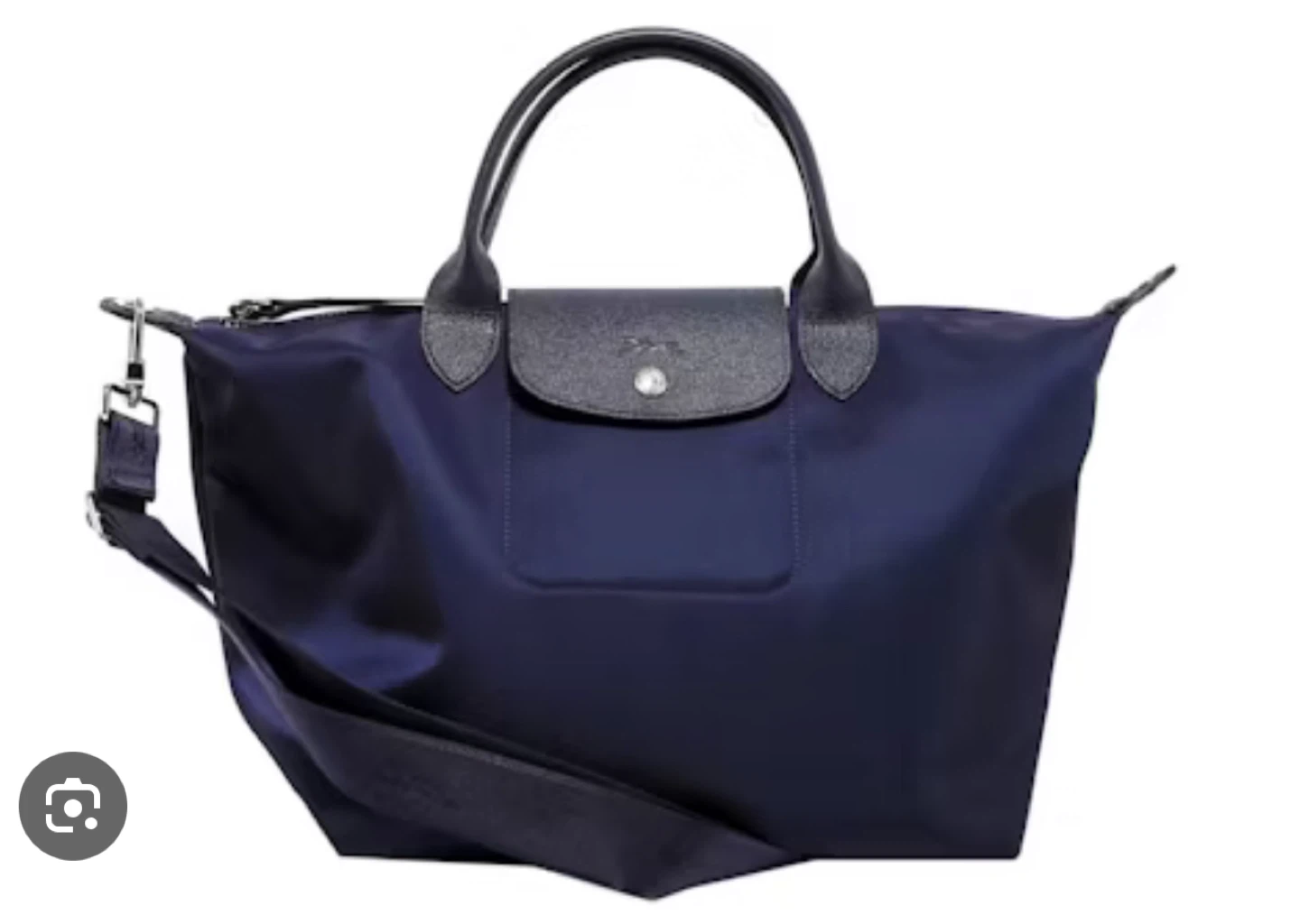 Authentic Longchamp Le Pliage Navy Crossbody Bag