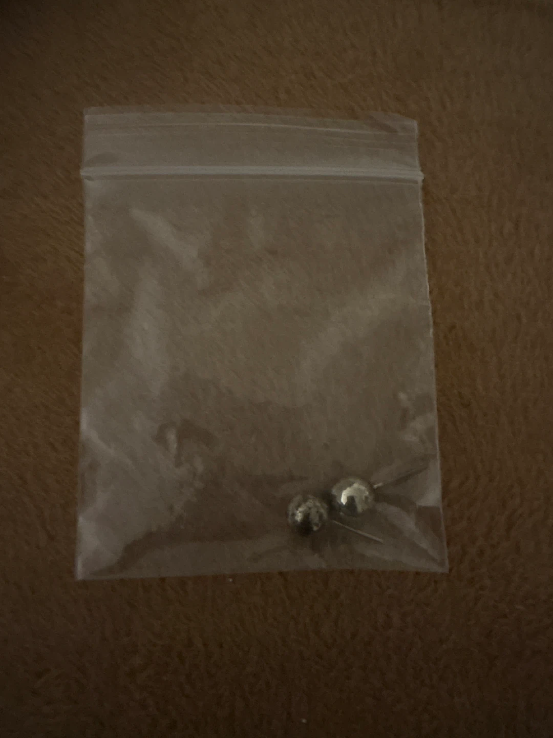 🥕Pair of Silver Ball Stud Earrings