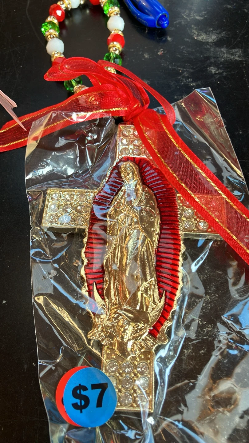 Religious Cross Ornament - Gold & Rhinestone - photo 4