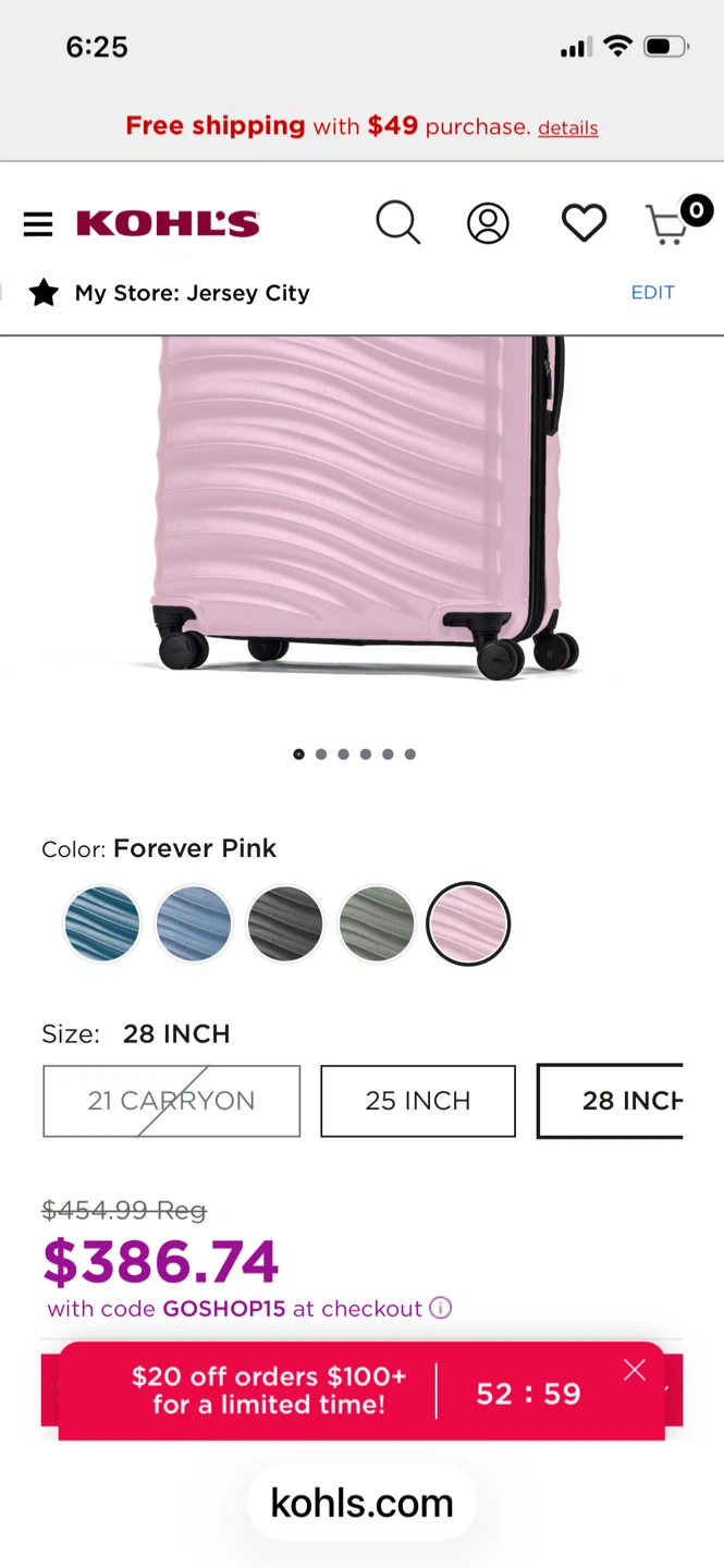 Only used ONCE 28-inch Suitcase - photo 2