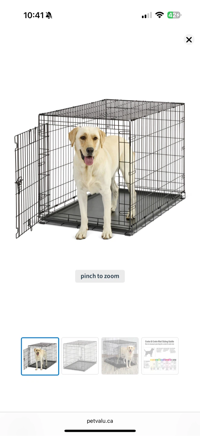 XL Dog Crate - Black Wire - photo 2