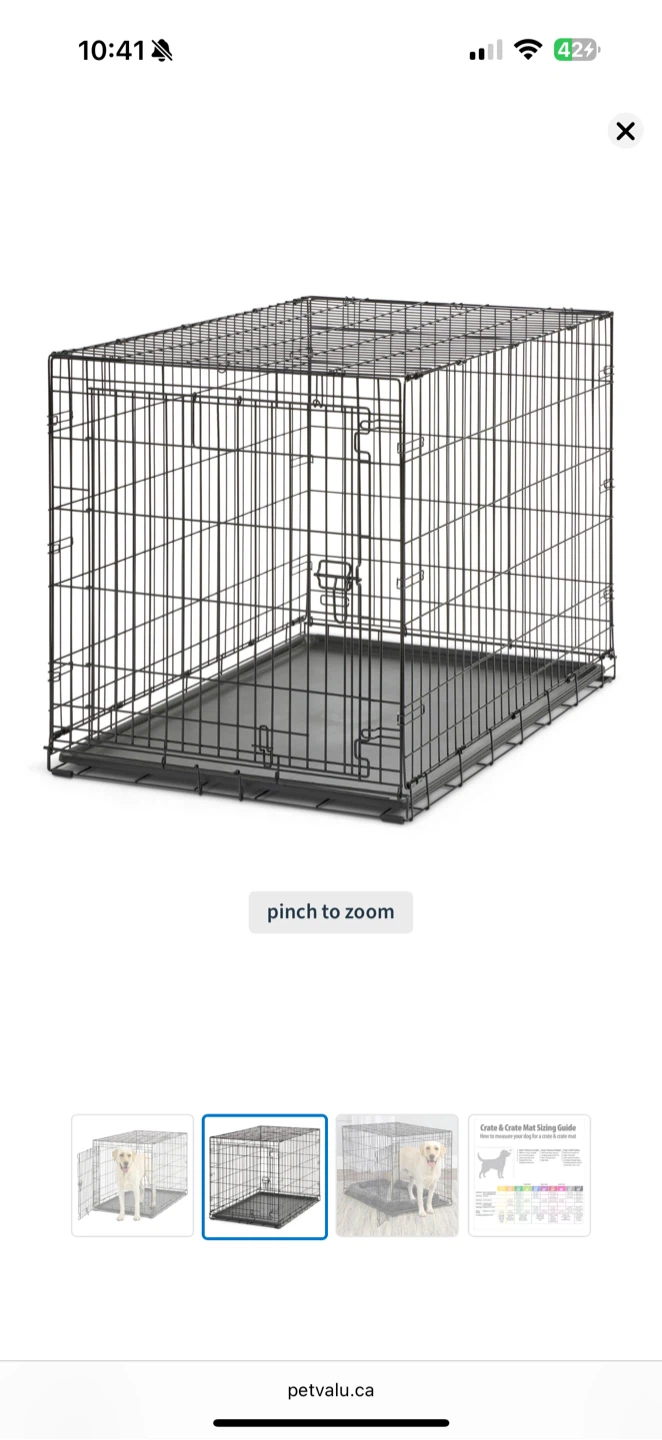 XL Dog Crate - Black Wire