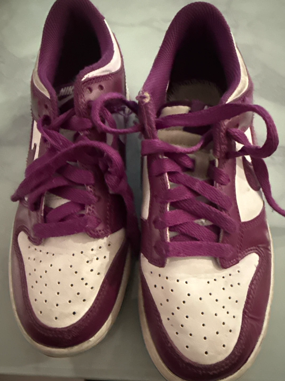 Nike Dunk Low Purple/White - US 5Y - photo 3