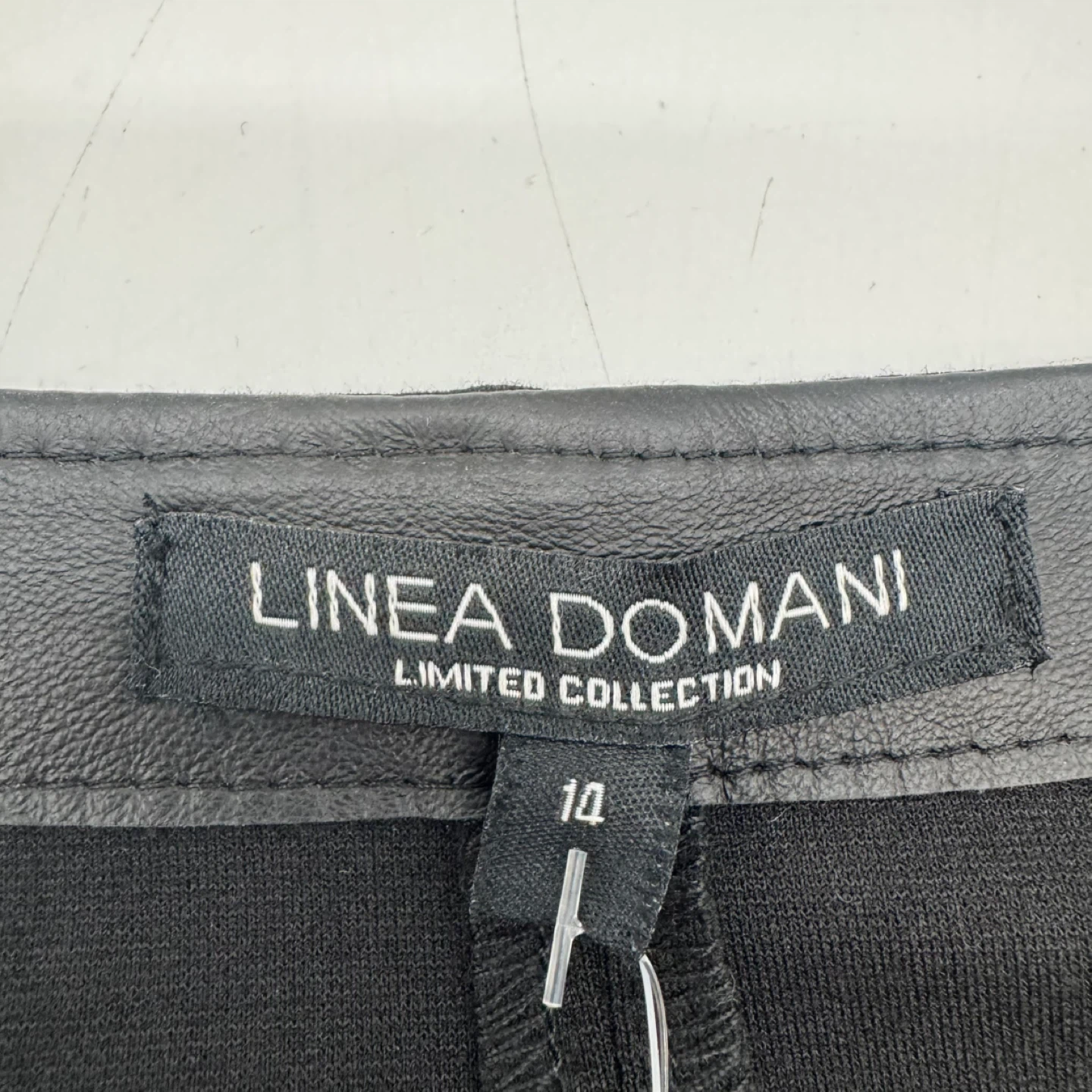 Linea Domani Genuine Leather Jacket Black Size 14 NWT - photo 5