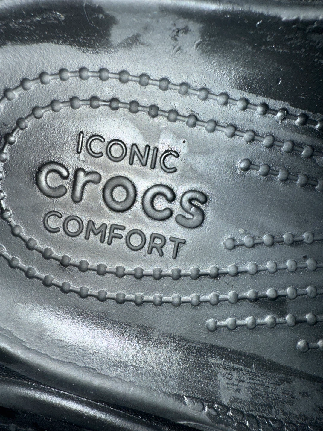 Crocs Black Slides Women's Size 9 - photo 3