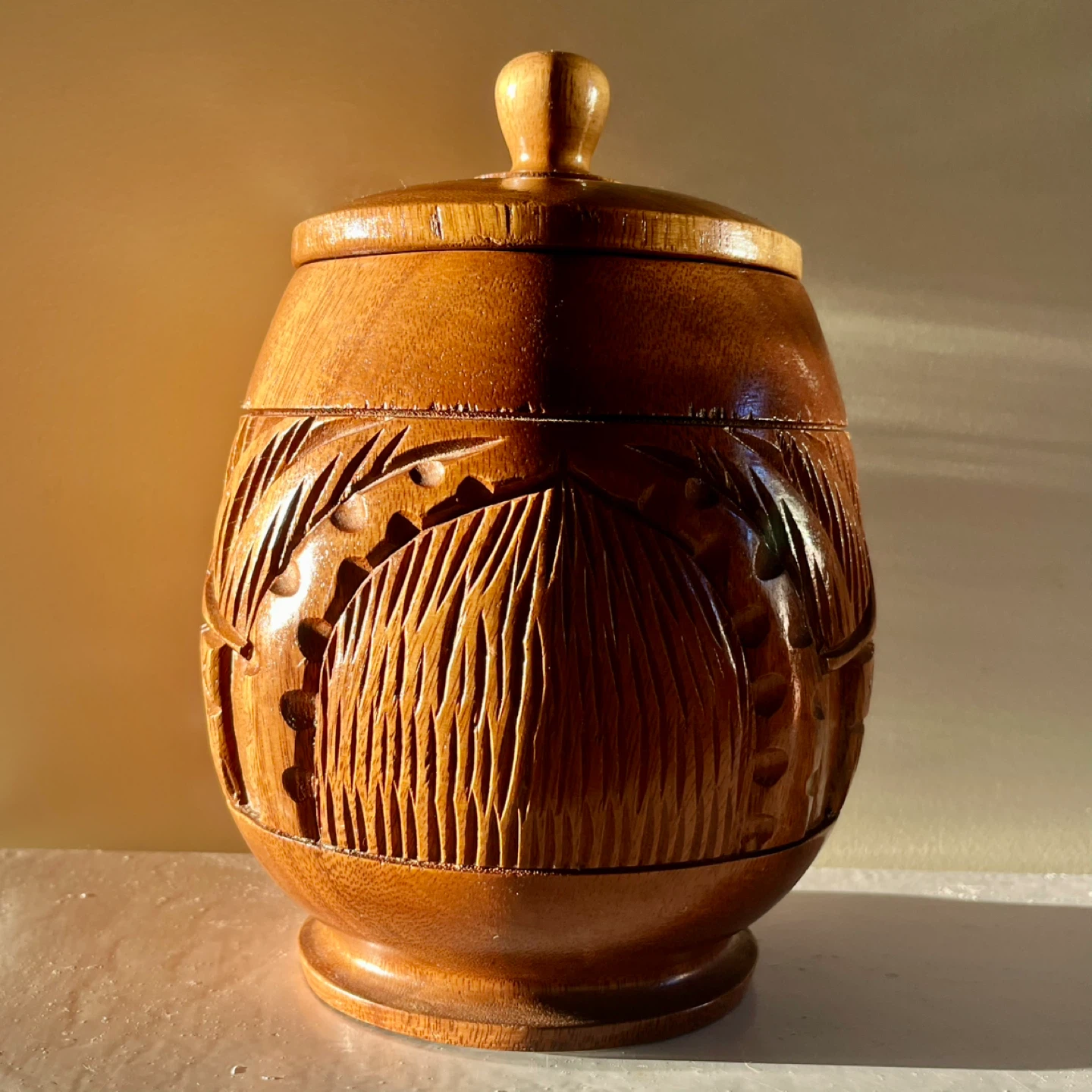 MCM Hawaiian Wooden Ice Bucket - photo 2