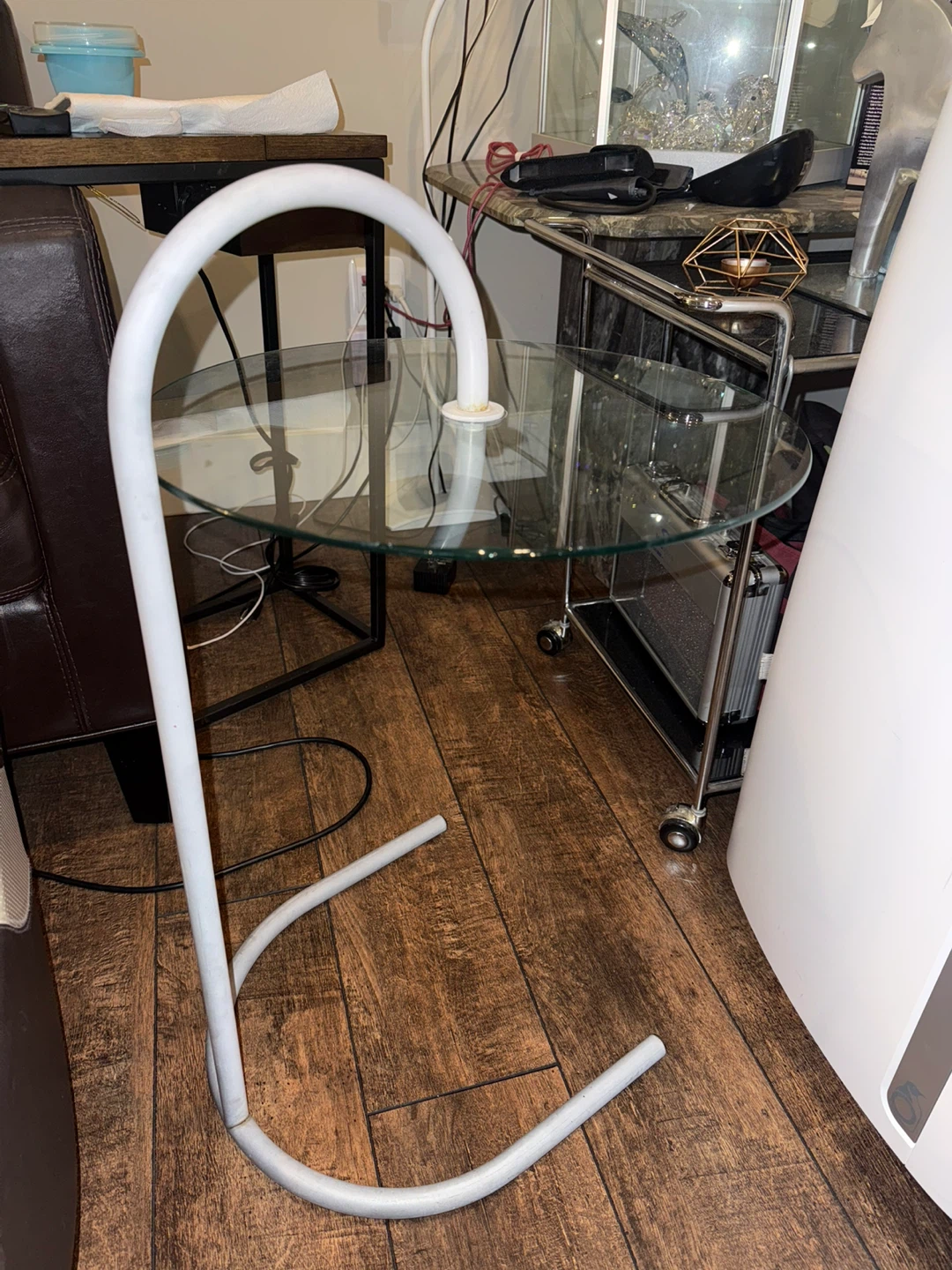 Vintage Spinning Glass Coffee Table☕️ - photo 2