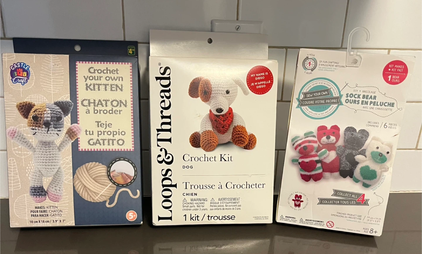 Brand New Crochet Craft Kits-price for all 4