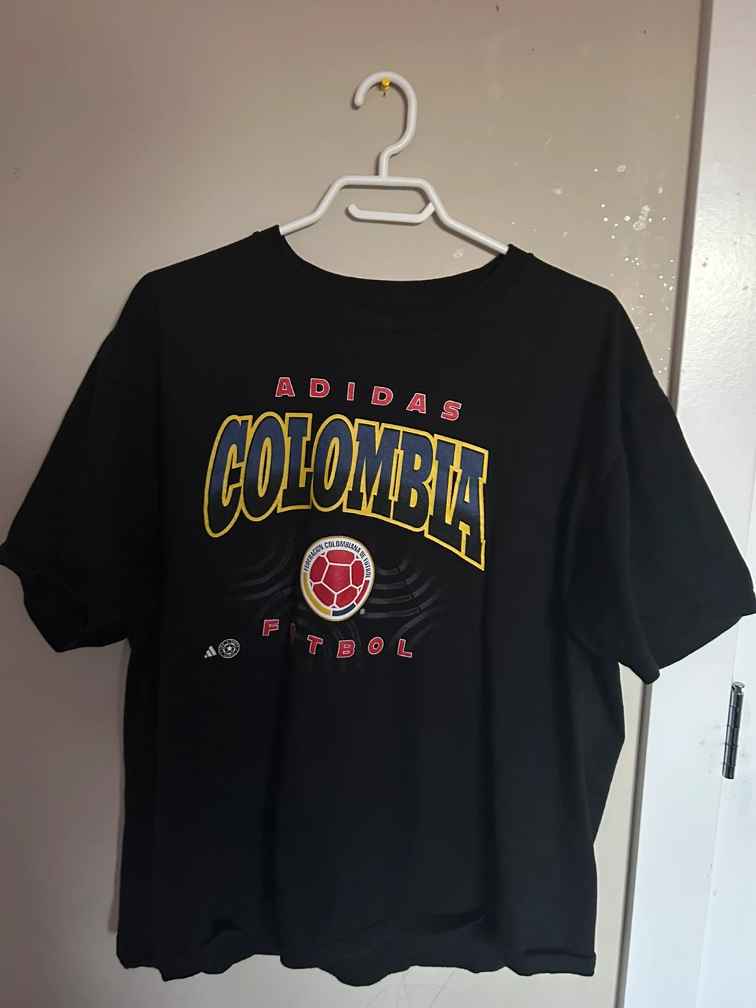 Adidas Colombia Futbol Black T-Shirt